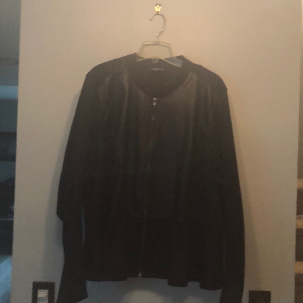 Trendy plus size coat